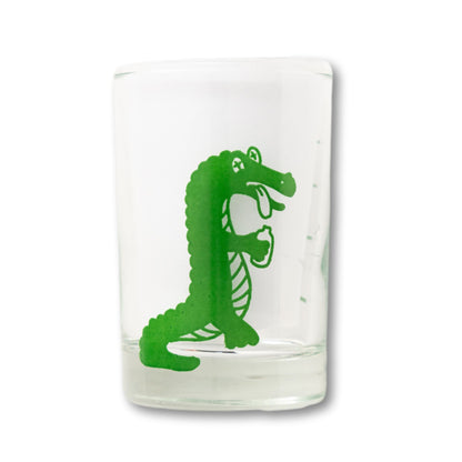 "See You Later Alligator" Bar Glass