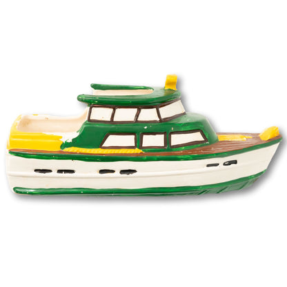 Hand-Painted Boat Planter