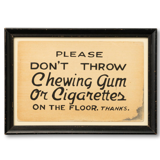 Framed Lobby Sign