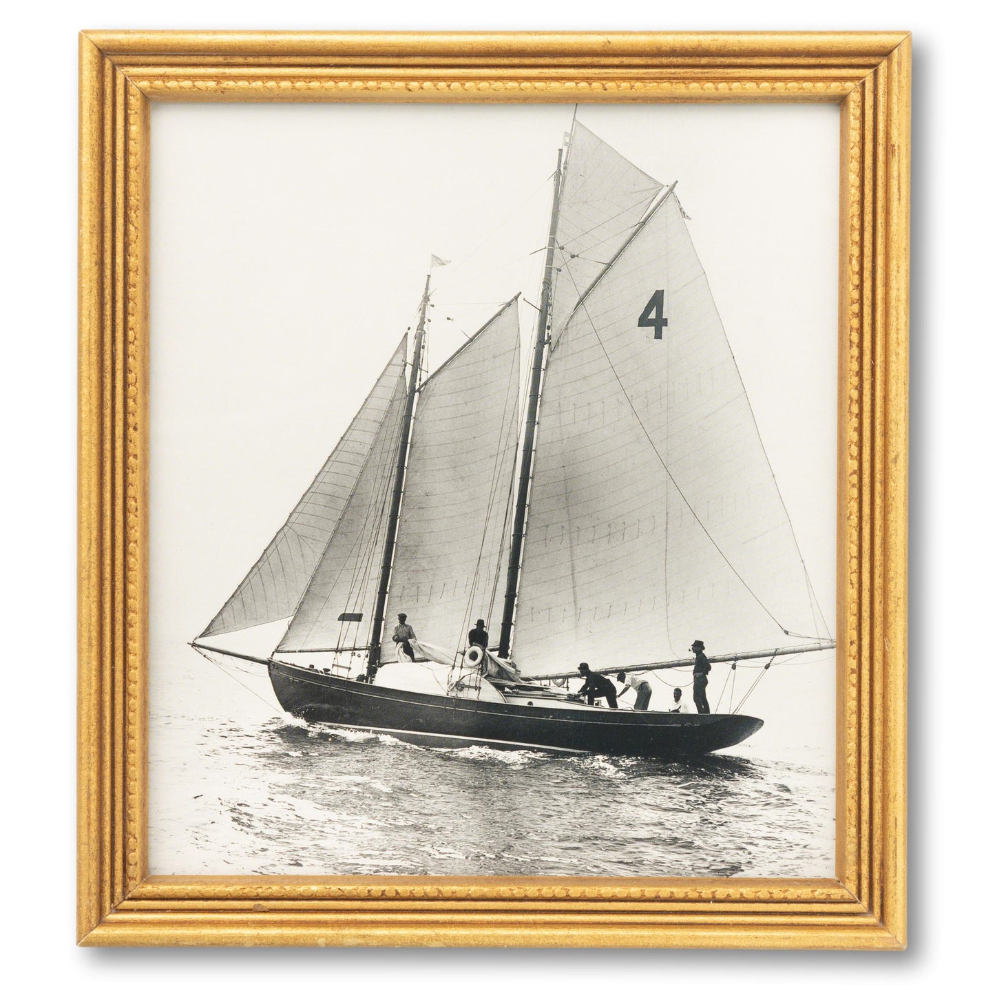 B&W Sailing Yacht Photo
