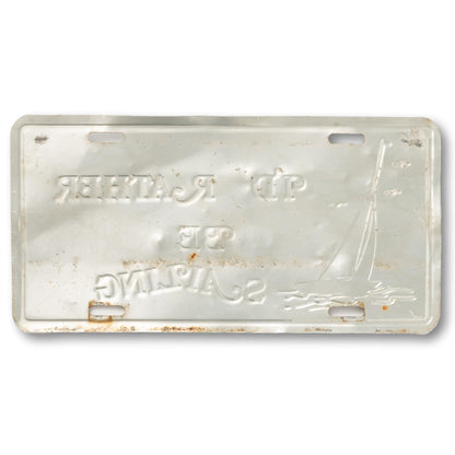 "I'd Rather Be Sailing" Plate