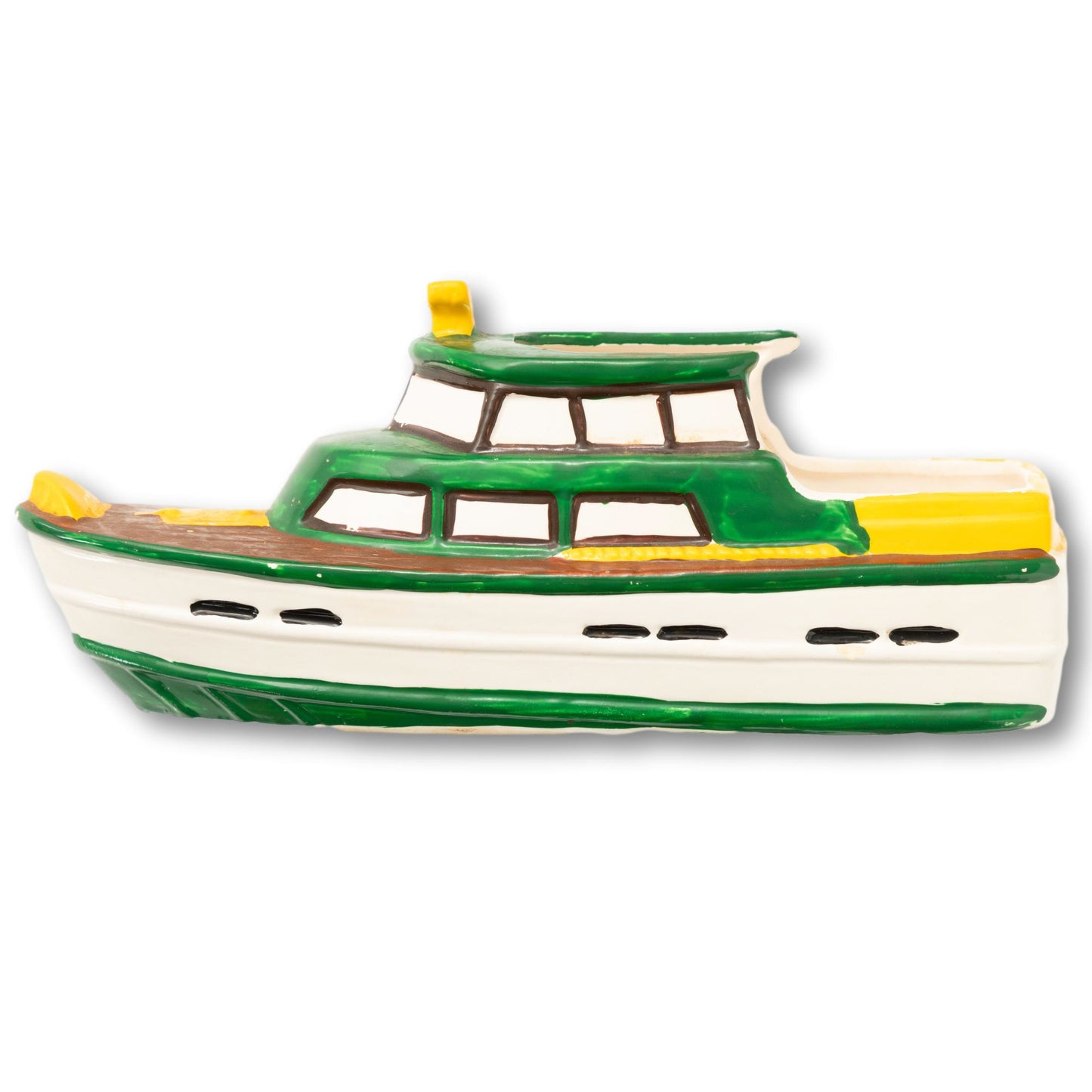 Hand-Painted Boat Planter
