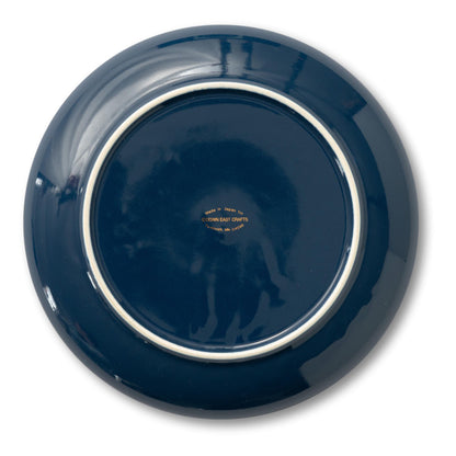 Gold and Blue Seagull Plate