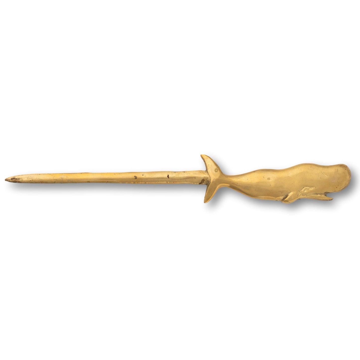 Big Brass Whale Letter Opener