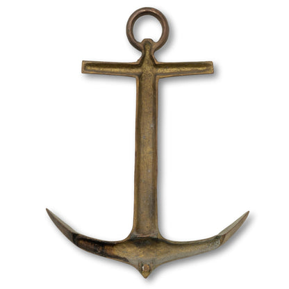 XL Brass Anchor Wall Mount