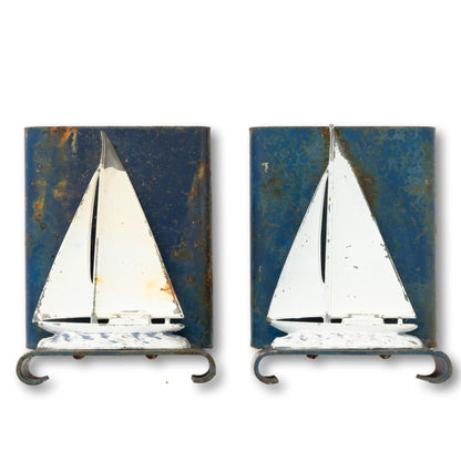 Unique Sailboat Bookends