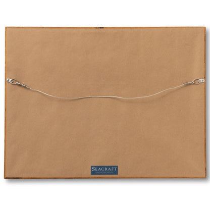 A&F Lobster Linen in Gold Frame