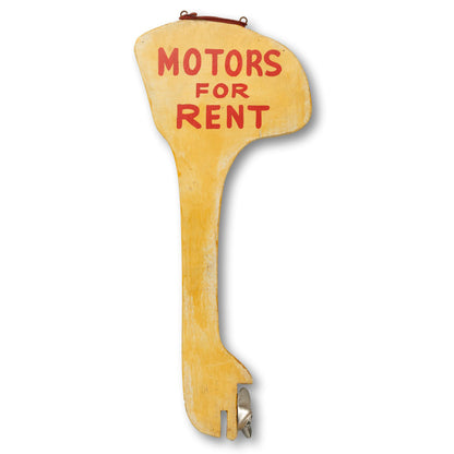 "Motors For Rent" Sign