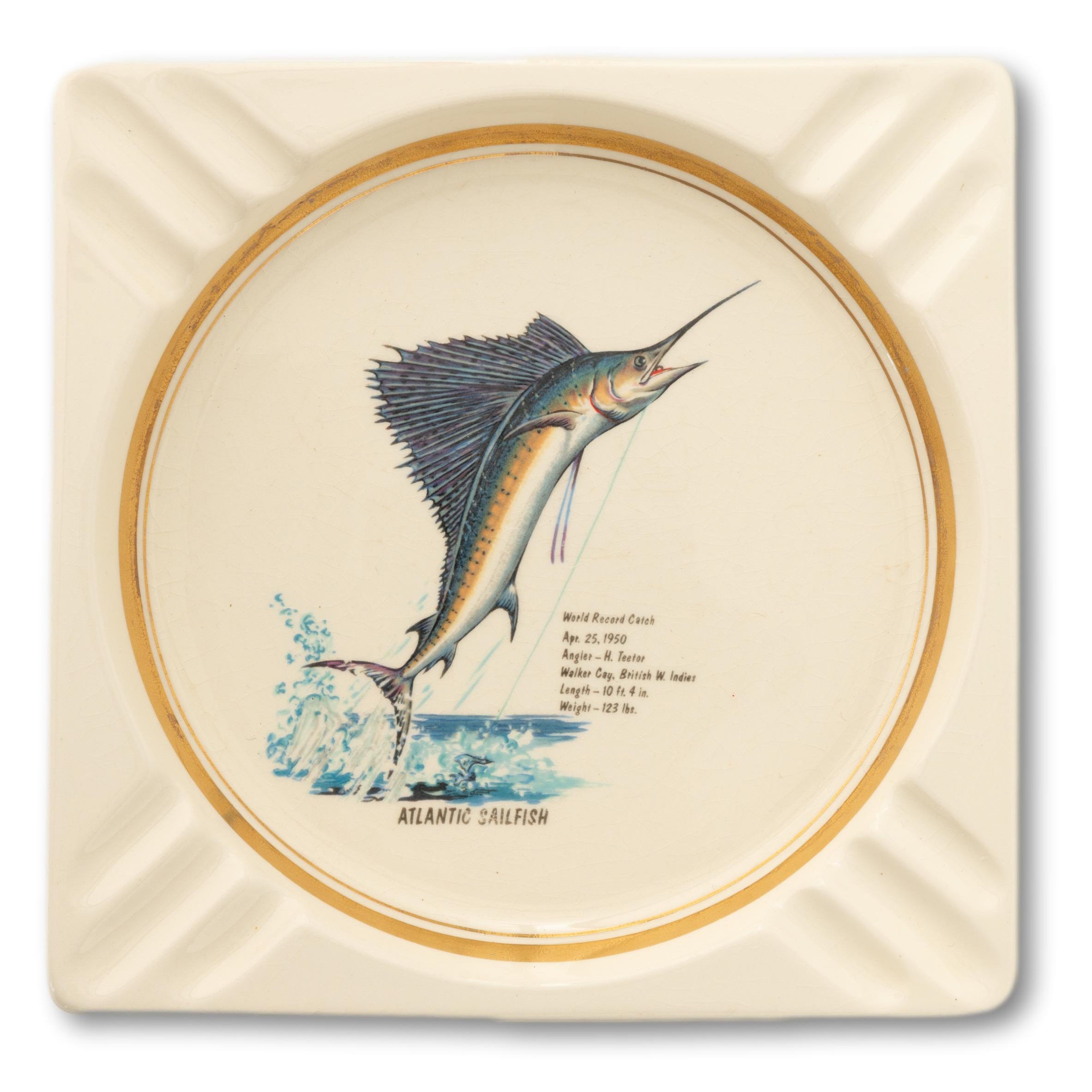 World Record Catch Ashtray – Seacraft Vintage