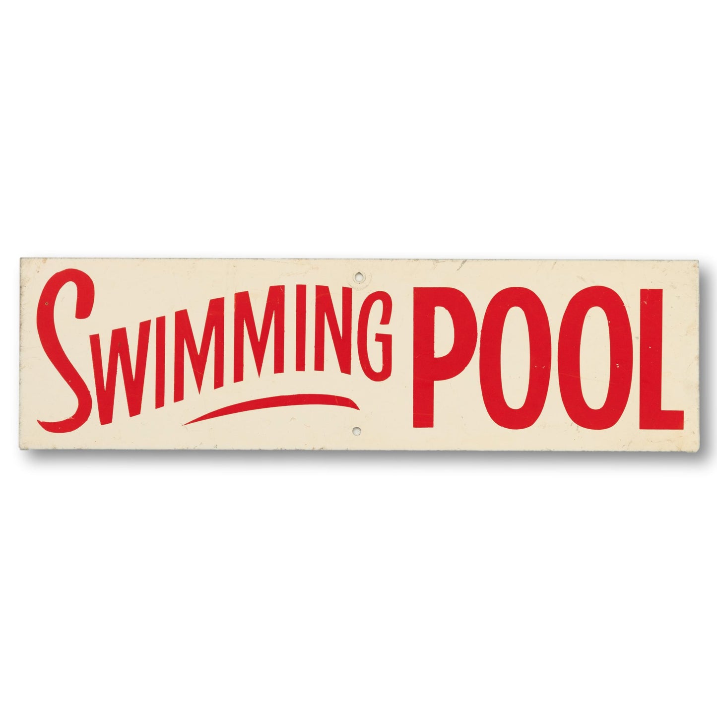 "Swimming Pool" Sign