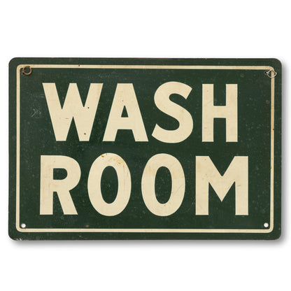 Wash Room Hanging Sign