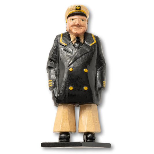 Carved Captain in Coat