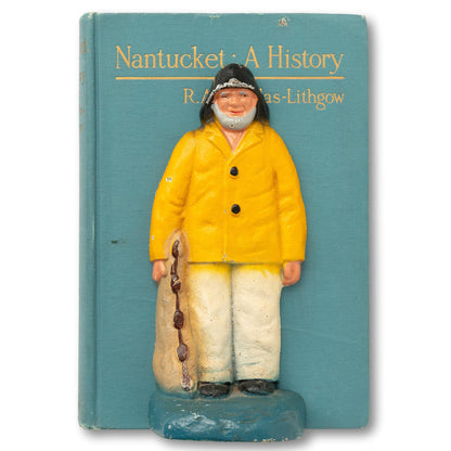 Jaunty Fisherman Book Ends, Pair