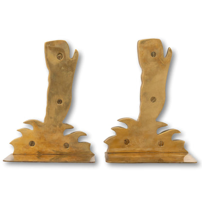 Leaping Whale Bookends