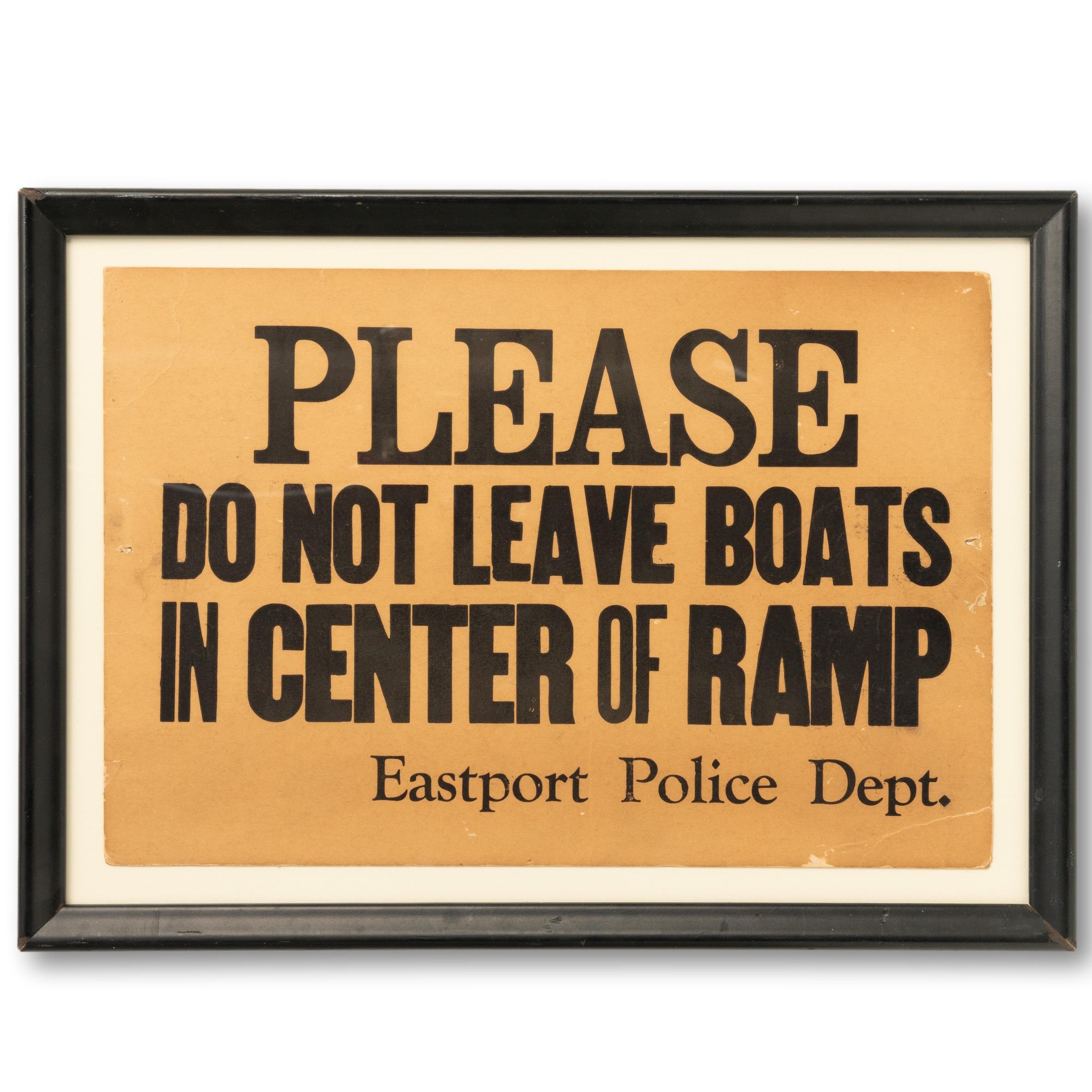 Boat Ramp Out Sign Boat Ramp Sign – Seacraft Vintage