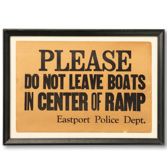 Boat Ramp Sign