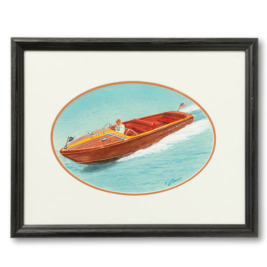Sport Yacht Original Painting