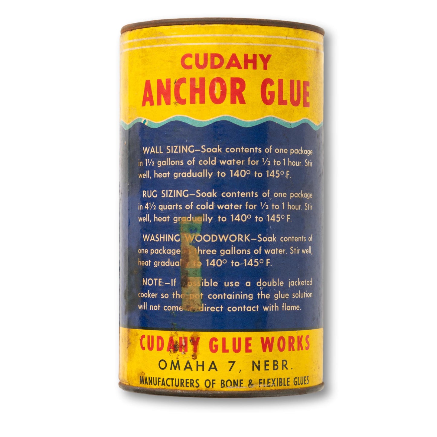 "Anchor Glue" Vintage Canister