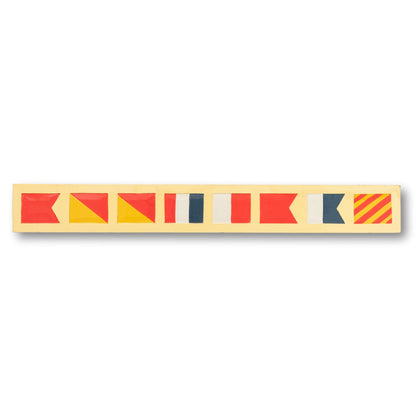 "Boothbay" Signal Flag Wall Plaque