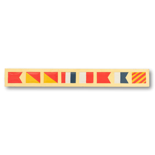 "Boothbay" Signal Flag Wall Plaque