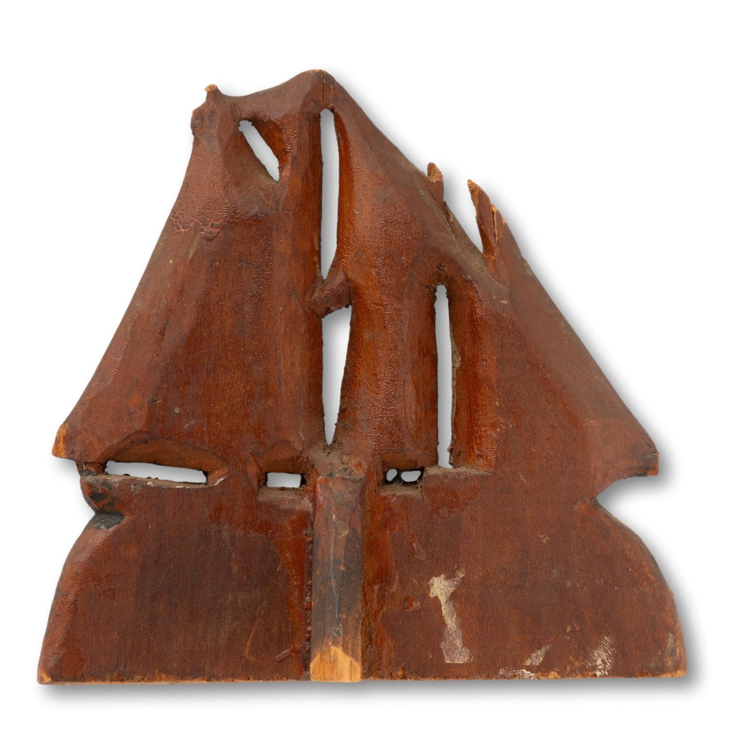 Small Aged Pine Schooner