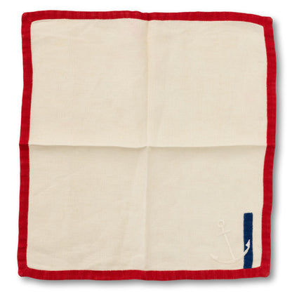 Embroidered Anchor Napkins
