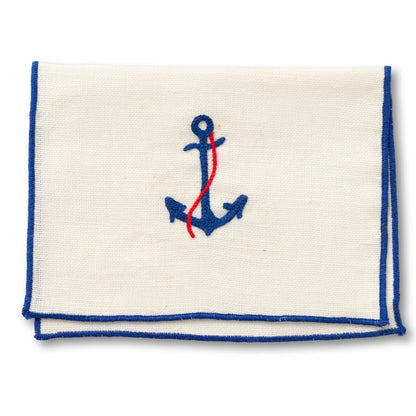 Embroidered Nautical Napkins