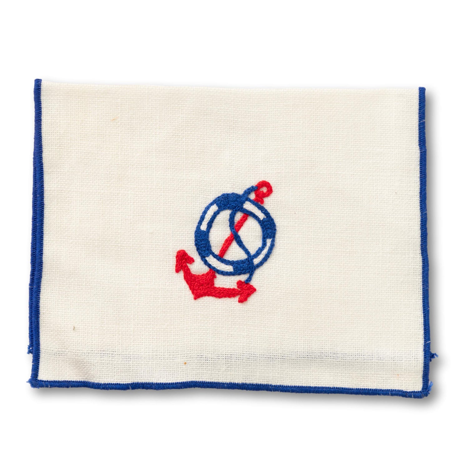 Embroidered Nautical Napkins