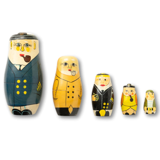 Sea Captain Nesting Dolls