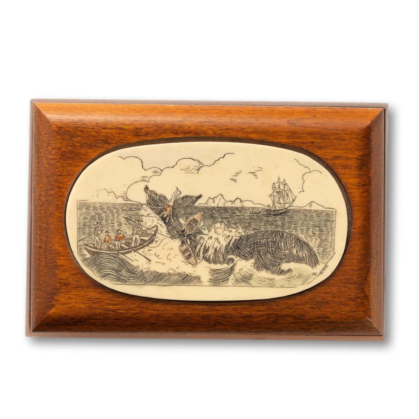 Small Scrimshaw Box