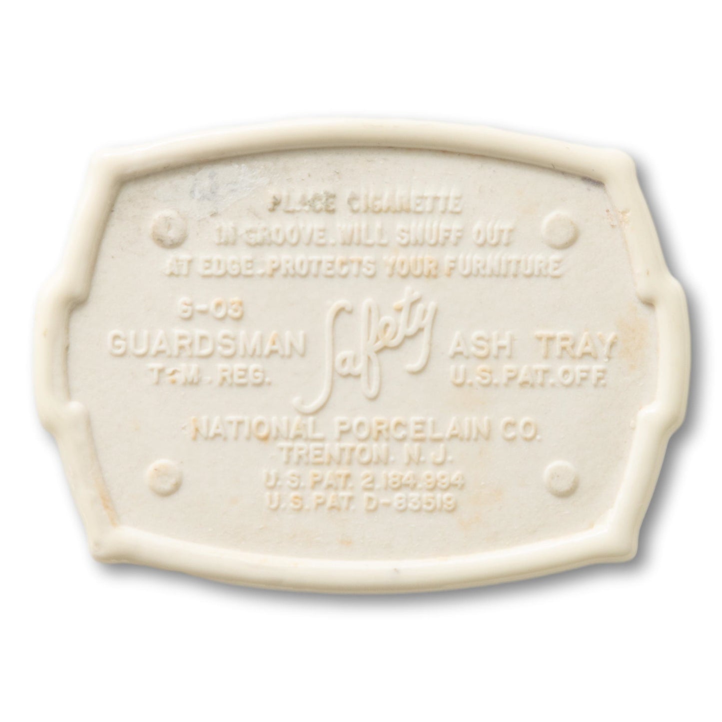 Porcelain Yacht Ashtray