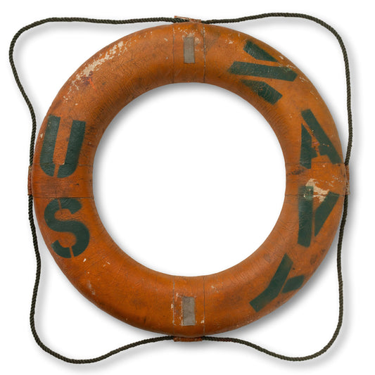Large US NAVY Life Ring