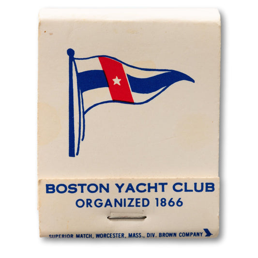 Boston Yacht Club Matchbook