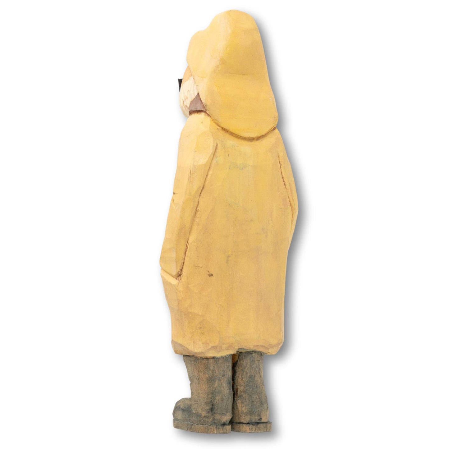 Long Coat Fisherman w Brass Nail Buttons
