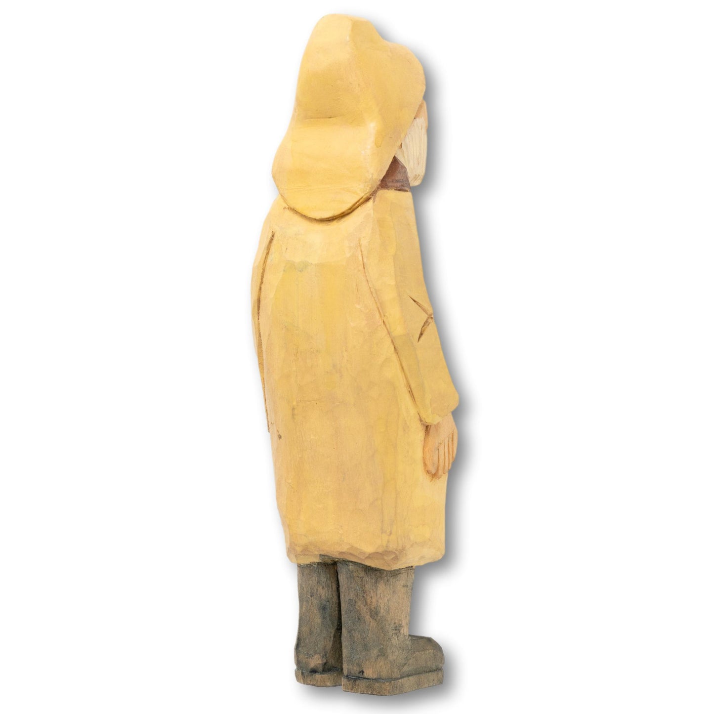 Long Coat Fisherman w Brass Nail Buttons