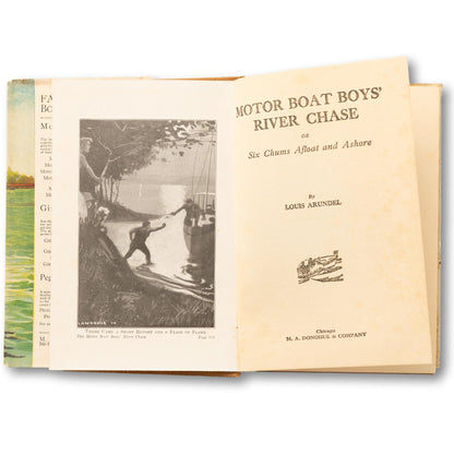 Motor Boat Boy's River Chase Book