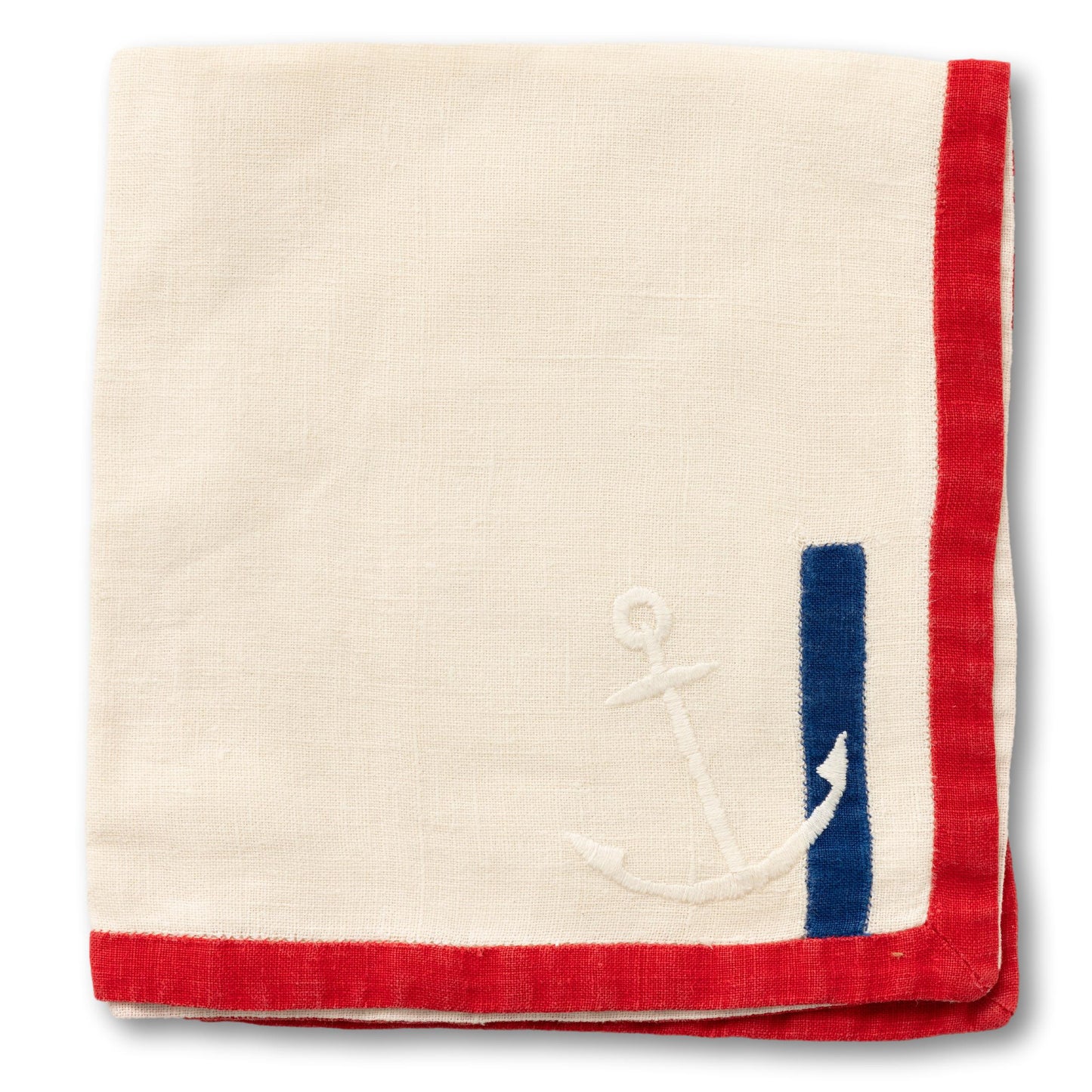 Embroidered Anchor Napkins