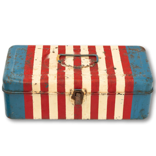 Folk Painted Tool Box
