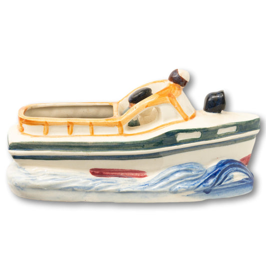 Hand-painted Boat Planter