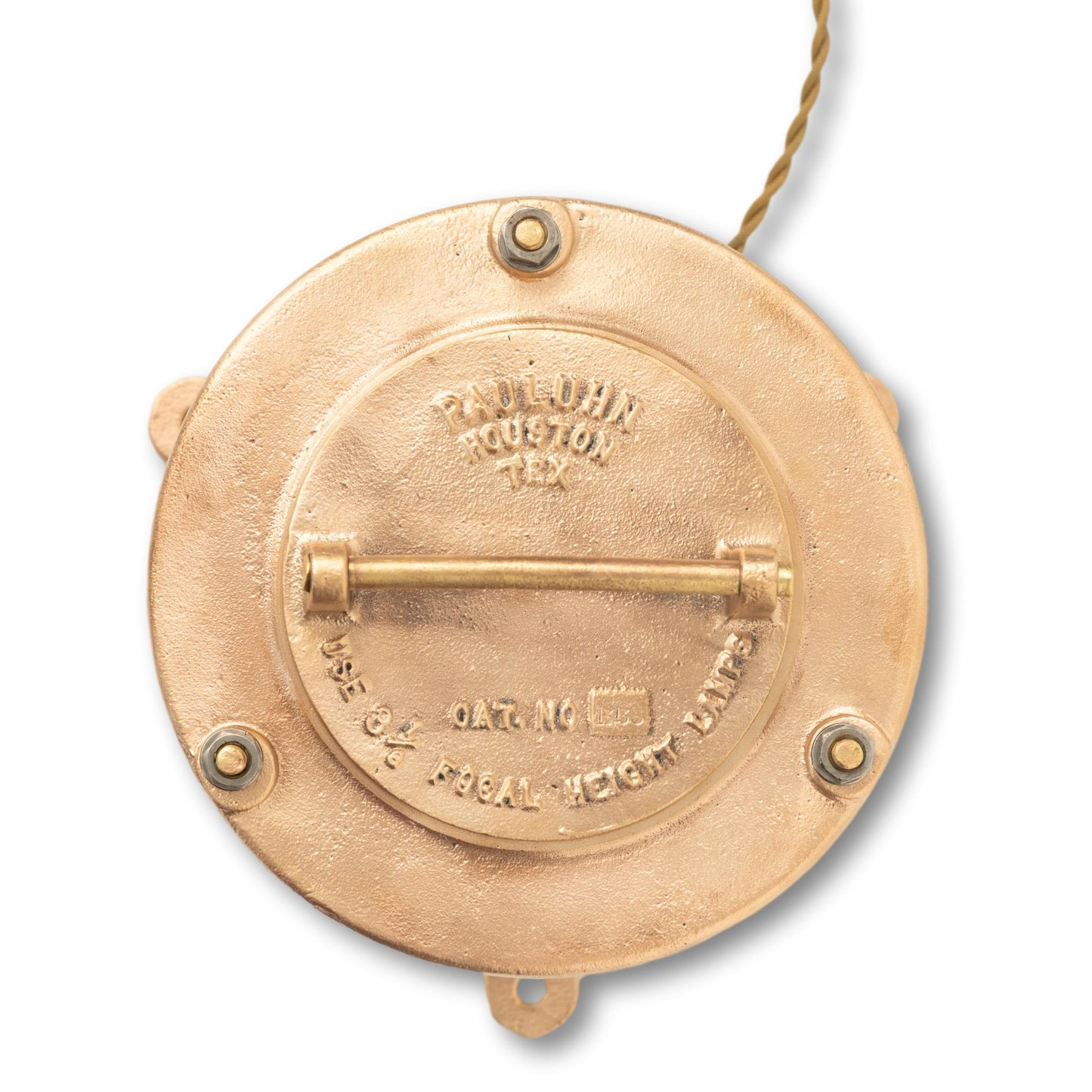 Brass Bulkhead Light