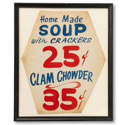 Soup and Chowder Sign