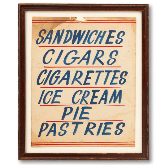 All the Necessities Grocery Sign