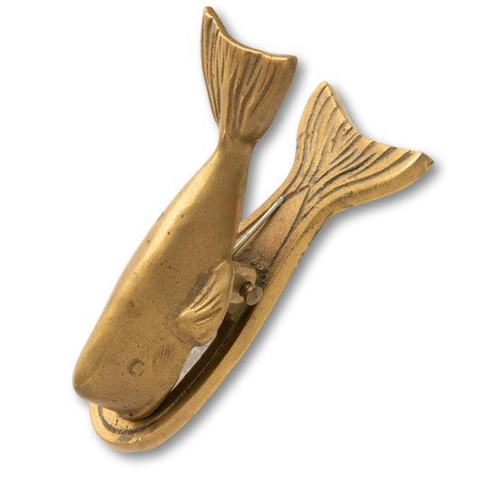 Brass Whale Clip / Paperweight
