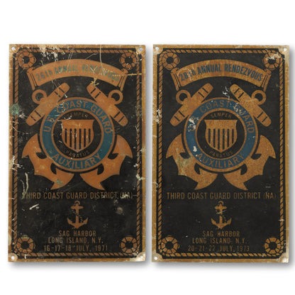 Sag Harbor Coast Guard Plaques