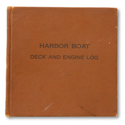 Harbor Boat Deck and Engine Log