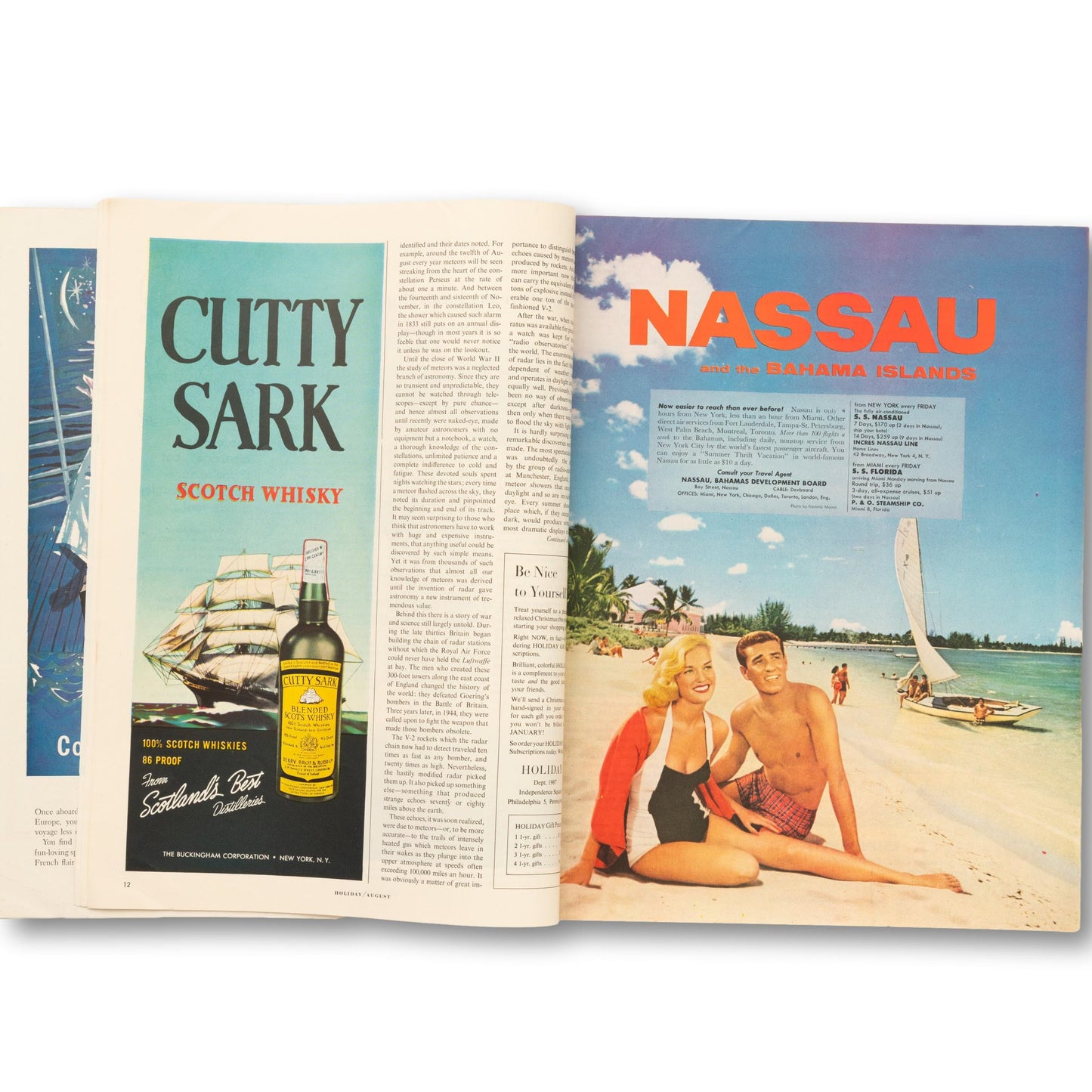 HOLIDAY Magazine, August 1957