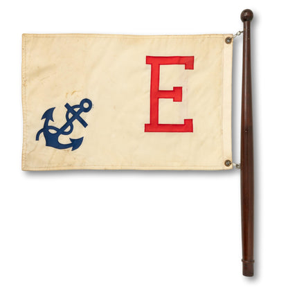 XL "E" Flag on Pole
