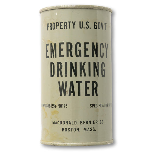 Emergency Drinking Water Can