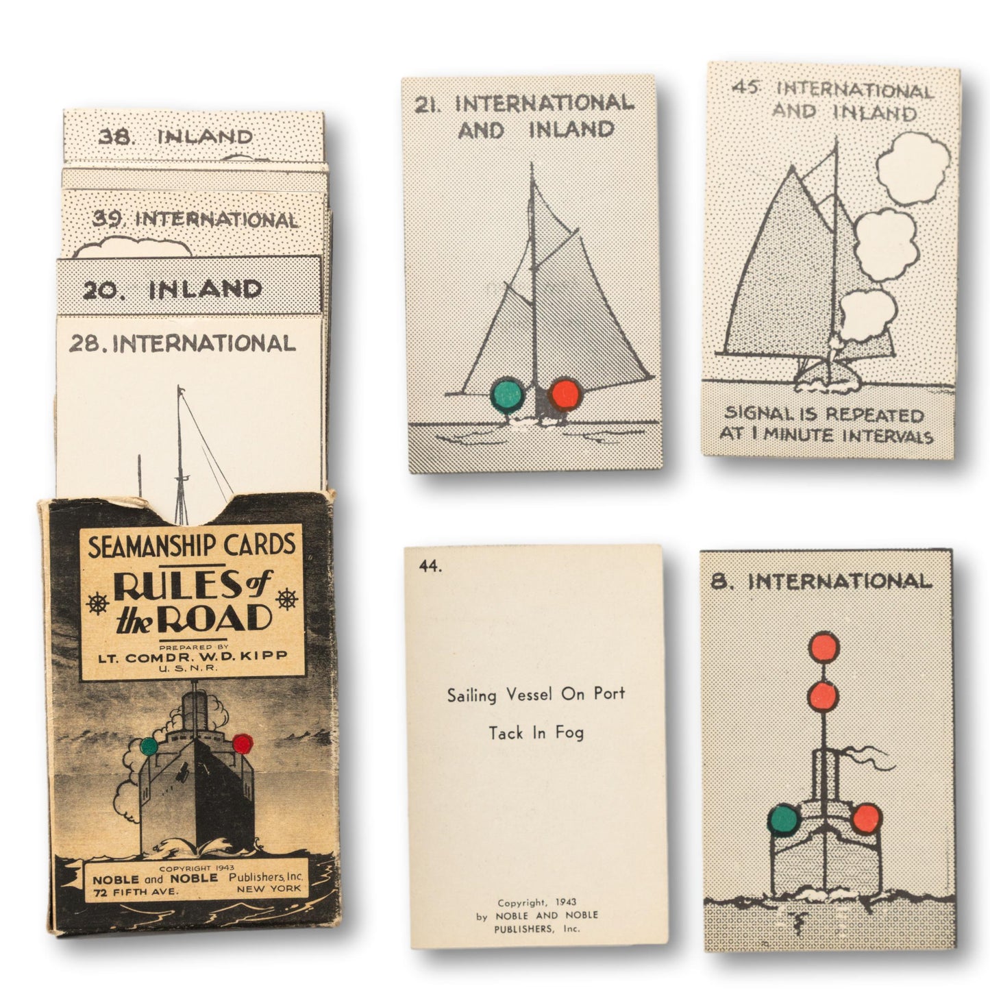 WWII Seamanship Cards