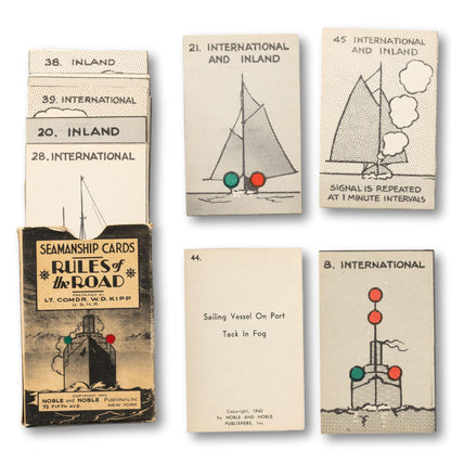 WWII Seamanship Cards